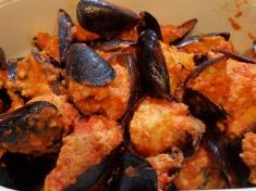 Ricetta - Cozze ripiene al sugo