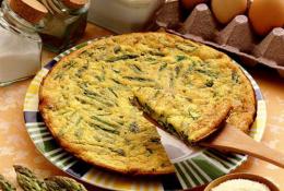 Ricetta - Frittata con asparagi o luppole